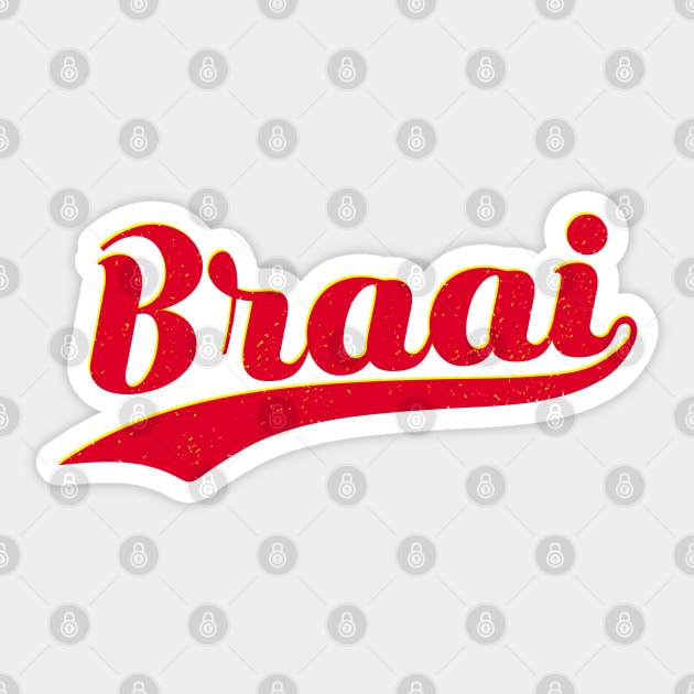 Braai Classic Sticker by BraaiNinja